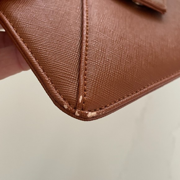 Prive By Sorial Women's Vegan Leather Envelope Clutch Wallet Purse - Picture 9 of 13